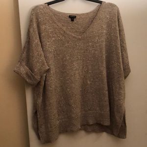 Torrid size 3 tan multi color flowy sweater